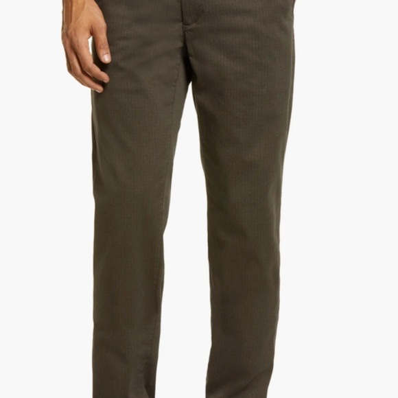 Adriano Goldschmied Marshall Slim Trouser Pants Mens 36x34 Brown Textural Print - Picture 1 of 4